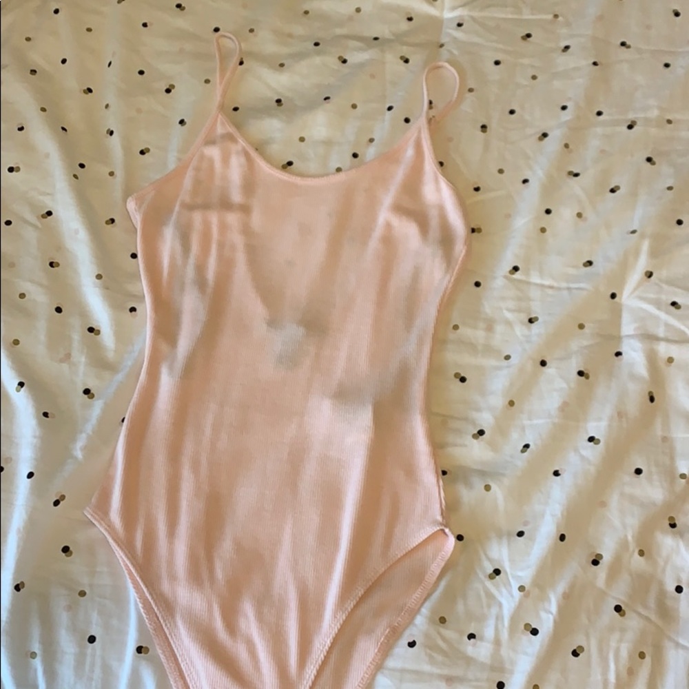 Pink bodysuit